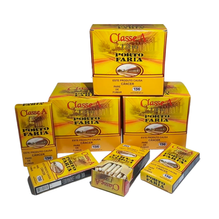 Cigarro de Palha Porto Faria Classe A com filtro